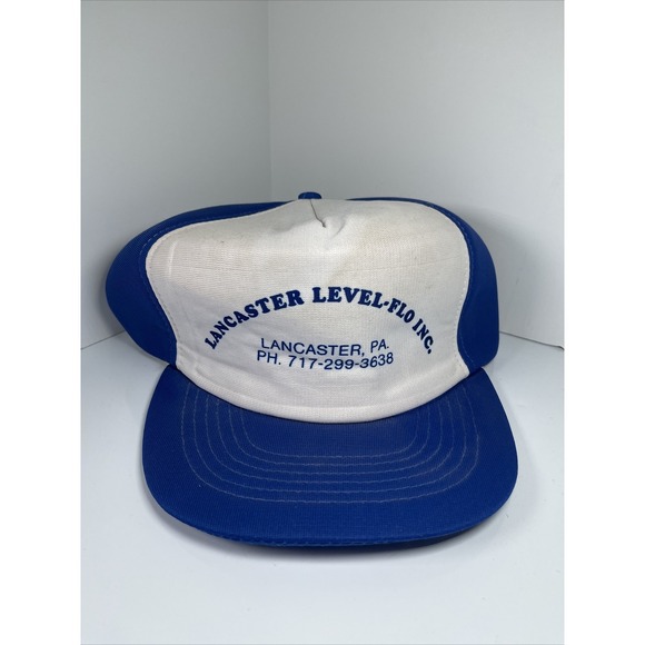 Snap-Back Other - Vintage Lancaster Level-Flo Inc Snapback Trucker Hat Cap Pennsylvania Full Foam‎
